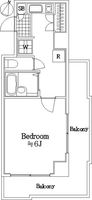 横浜市南区南太田マンション 間取り図画像
