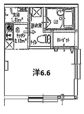 フォンテーヌ井土ヶ谷（204） 間取り図画像