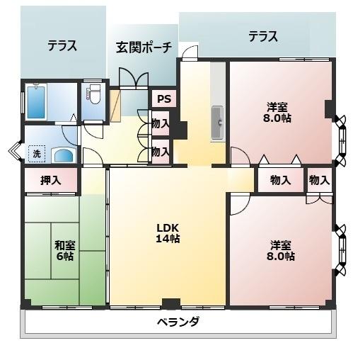  間取り図写真