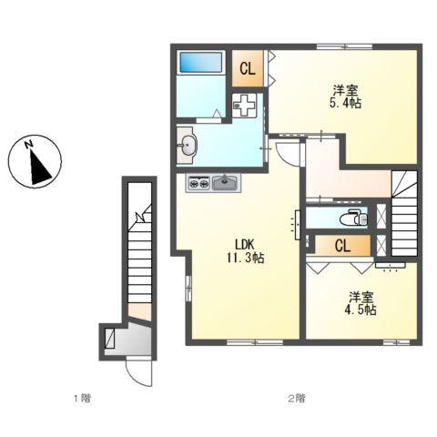  間取り図写真