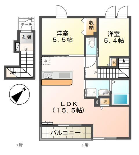  間取り図写真