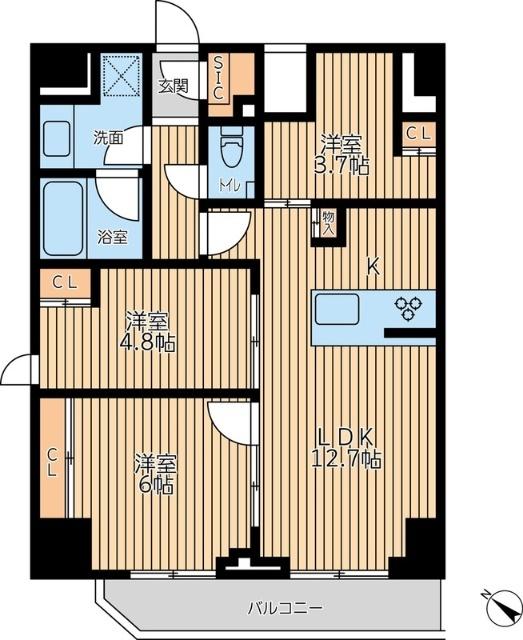 角部屋ですよ！