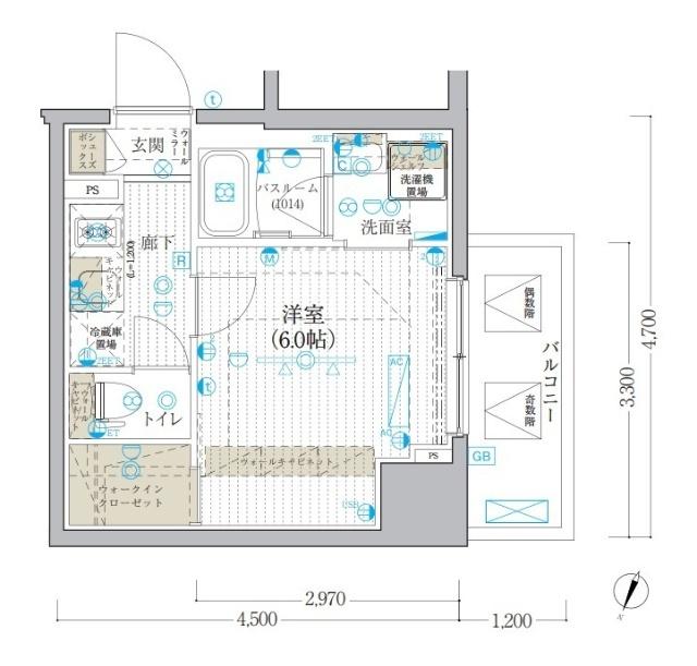  間取り図写真