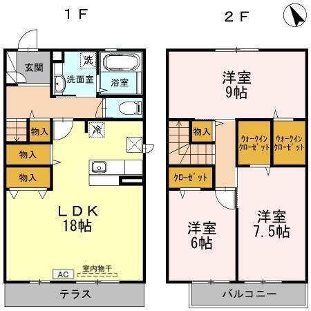  間取り図写真