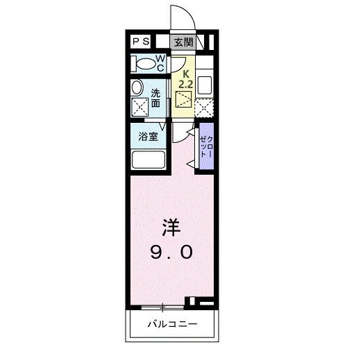 ラフレシール・ヴァン（105） 間取り図画像