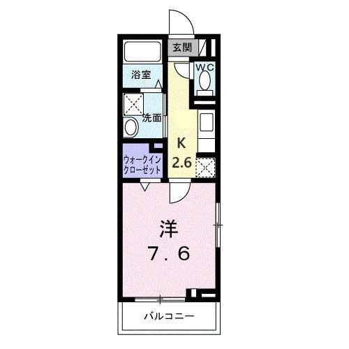ラフレシール・ヴァン（201） 間取り図画像