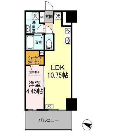 Gran Crab（503） 間取り図画像