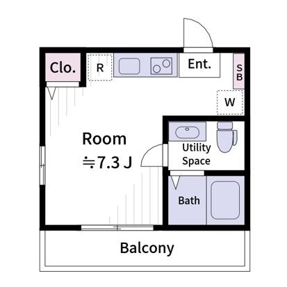 クレストコート杉田 間取り図画像