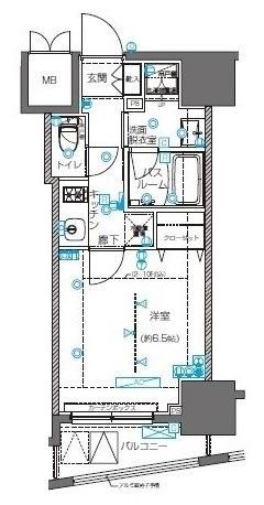 ZOOM横浜桜木町 間取り図画像