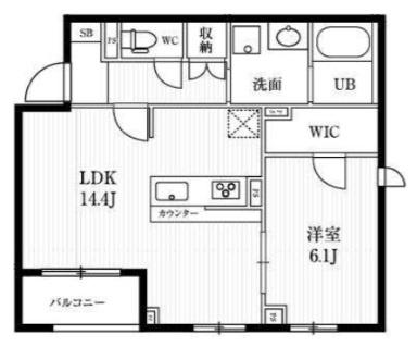 カーサルボートン 間取り図画像