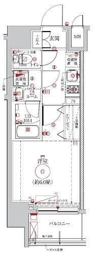 横浜市南区高砂町マンション 間取り図画像