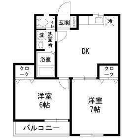 本牧グリーンハイツ 間取り図画像