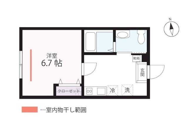 横浜市保土ケ谷区瀬戸ケ谷町アパート 間取り図画像