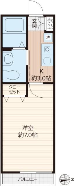 サンフレール 間取り図画像