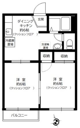 ドエル武田 間取り図画像