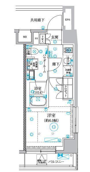 セジョリ横浜睦町 間取り図画像