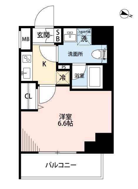 MAXV横浜吉野町NORTH 間取り図画像