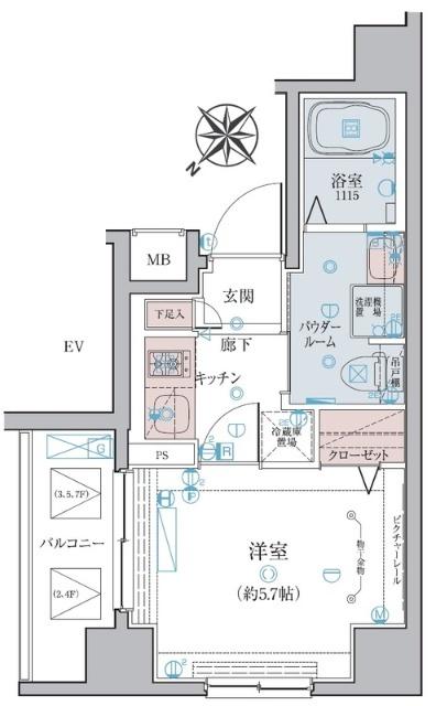 リヴシティ横濱蒔田ステーションアリーナ 間取り図画像