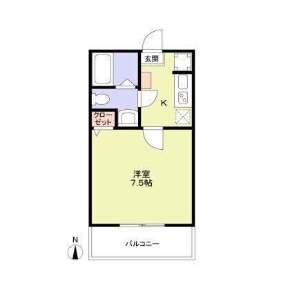 α parks hills 間取り図画像