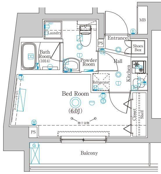 ラフィスタ横浜井土ヶ谷 間取り図画像