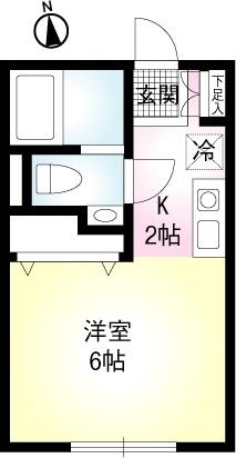 ヴェラハイツ磯子弐番館 間取り図画像