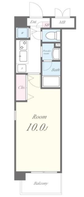 サウスコート 間取り図画像