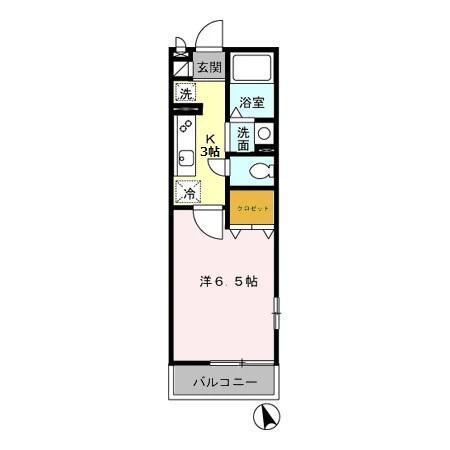 グレイス昭和（201） 間取り図画像