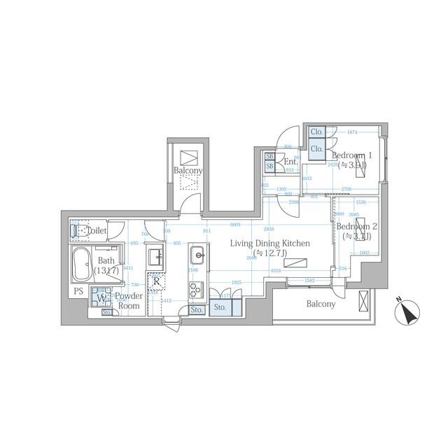 ＳＡＮＫＹＯ　ＹＯＫＯＨＡＭＡ　ＣＡＭＰＵＳ（904） 間取り図画像