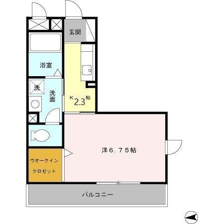 Town Court大岡 間取り図画像