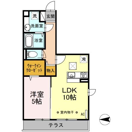 TD西ノ前（101） 間取り図画像