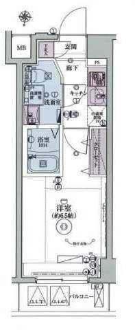 リヴシティ横濱インサイトⅡ 間取り図画像