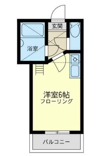 ベルメゾン井土ヶ谷（105） 間取り図画像