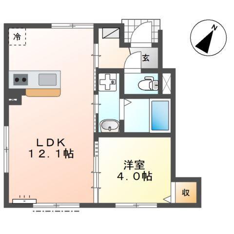 アルカディア 間取り図画像