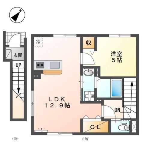 アルカディア 間取り図画像