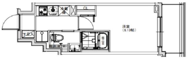 S-RESIDENCE横濱阪東橋 間取り図画像