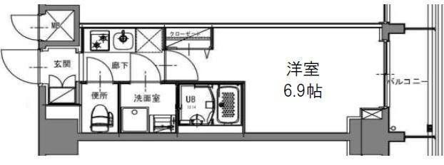 横浜市南区吉野町マンション 間取り図画像
