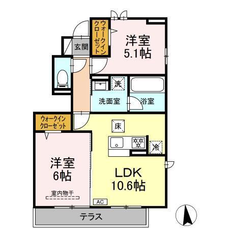 泉区上飯田町AK計画（101） 間取り図画像