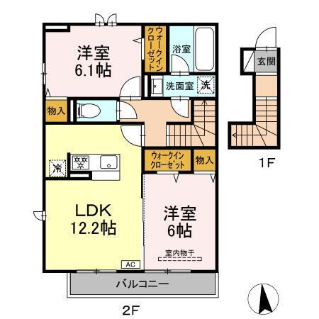 泉区上飯田町AK計画（203） 間取り図画像