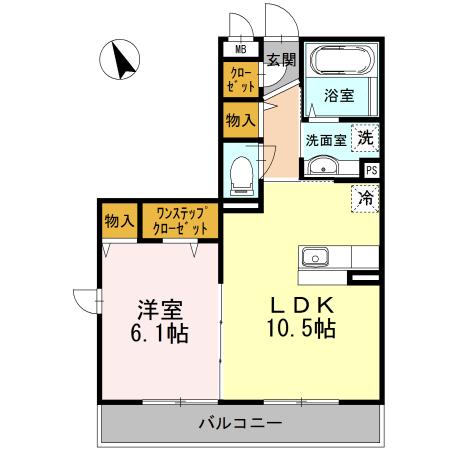 グランドソレイユ（101） 間取り図画像