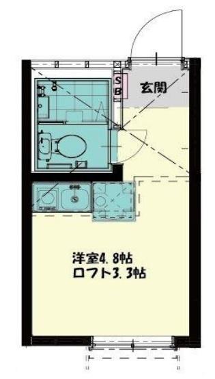 横浜市保土ケ谷区岩井町アパート 間取り図画像