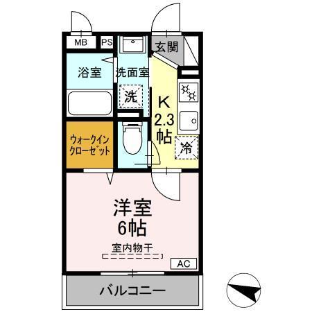 マレアガーデン新横浜F（303） 間取り図画像
