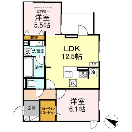 Lumiere（101） 間取り図画像
