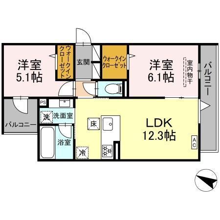 Lumiere（105） 間取り図画像