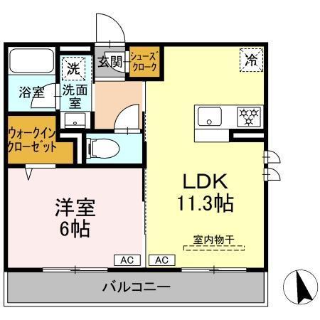 レジデンス　オークリーフ（201） 間取り図画像