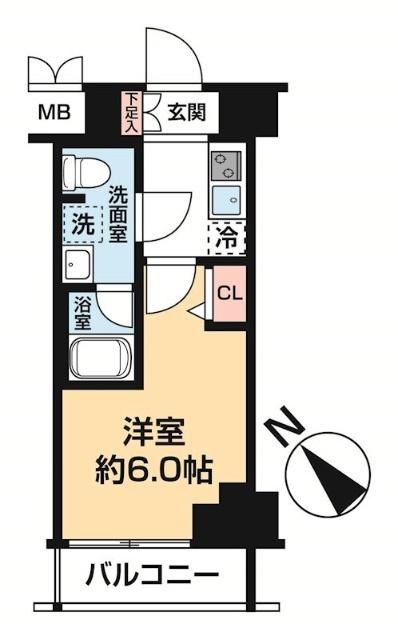 LUMEED横濱末吉町 間取り図画像