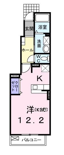 グリーンヴィラージュＢ棟（102） 間取り図画像