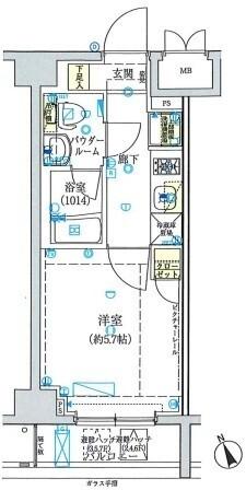 SHOKEN Residence横浜野毛山公園 間取り図画像
