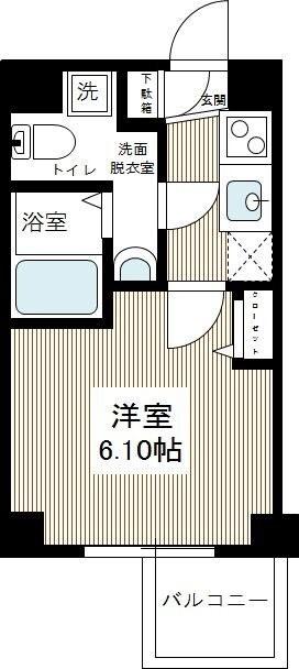 横浜市南区睦町マンション 間取り図画像