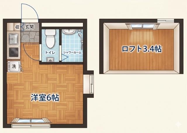 ユナイト阪東橋ヴェルティエ 間取り図画像