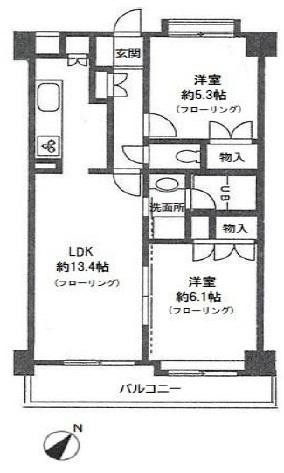 サンパティーク（507） 間取り図画像
